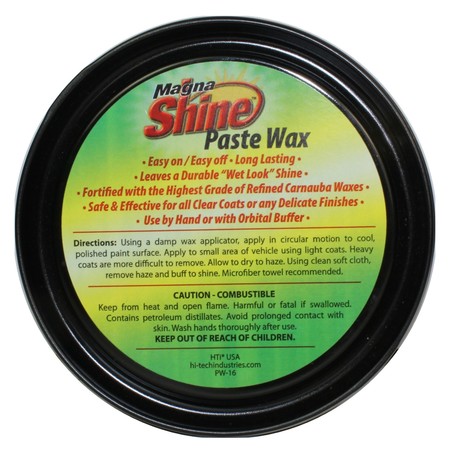 CAR DEALER DEPOT Magne Shine Paste Wax, 16Oz Can PW-16